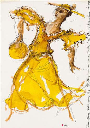 VES HARPER (1930 - 2004) Untitled (Costume Design for Alvin Ailey's Revelations).                                                                